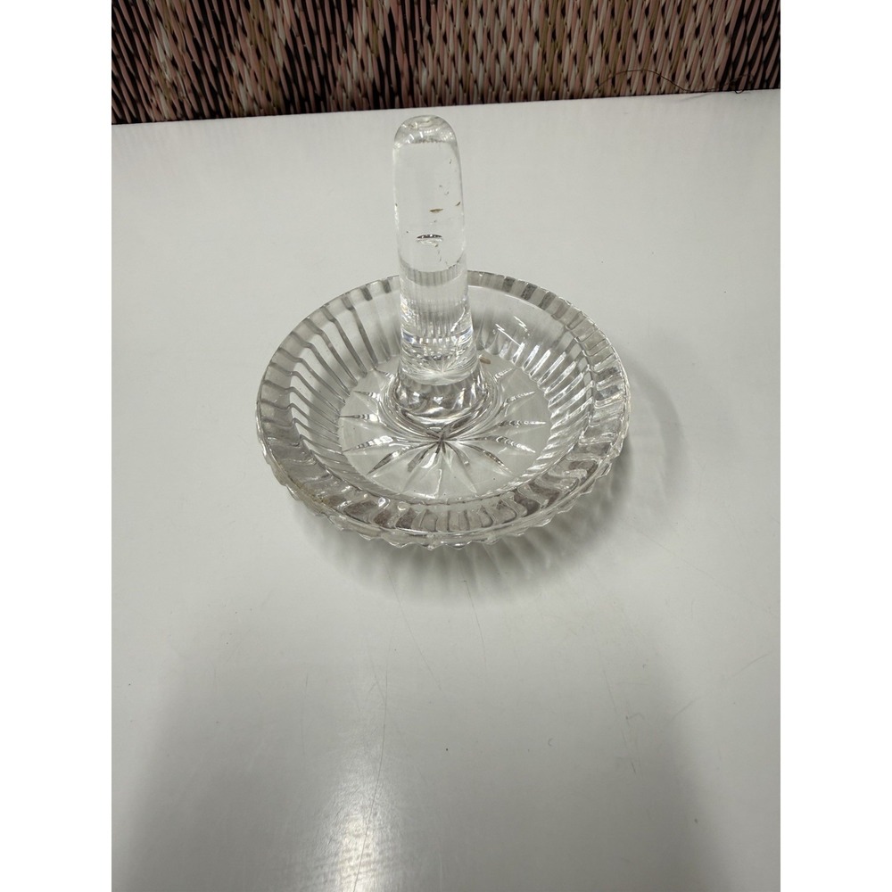 Waterford Cut Crystal 3" Ring Holder, Made in Germany